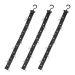 12 pcs Rak Topi Baseball yang Dapat Disesuaikan untuk Pintu Dinding Lemari